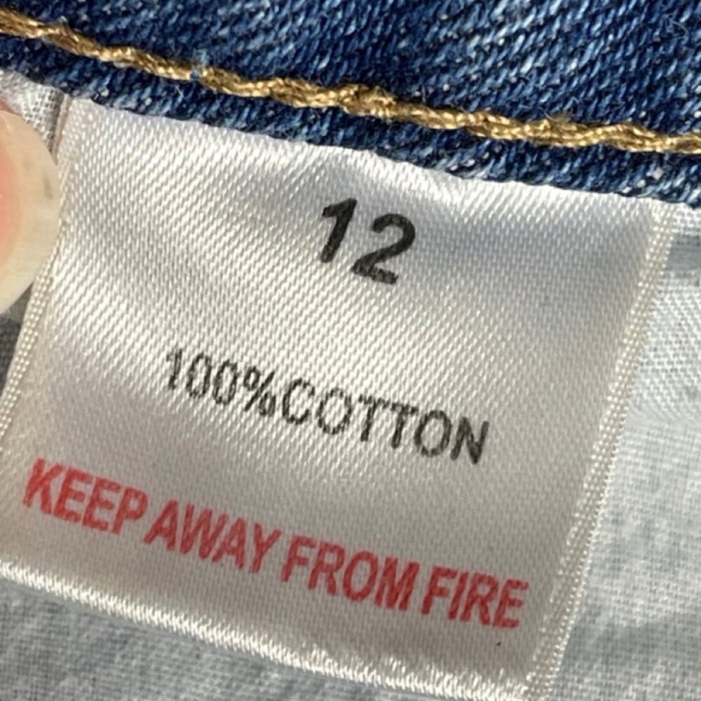 THE ROCKN REV | Women's Casual Light Wash Distressed Jeans | Size 12 - Picture 10 of 13